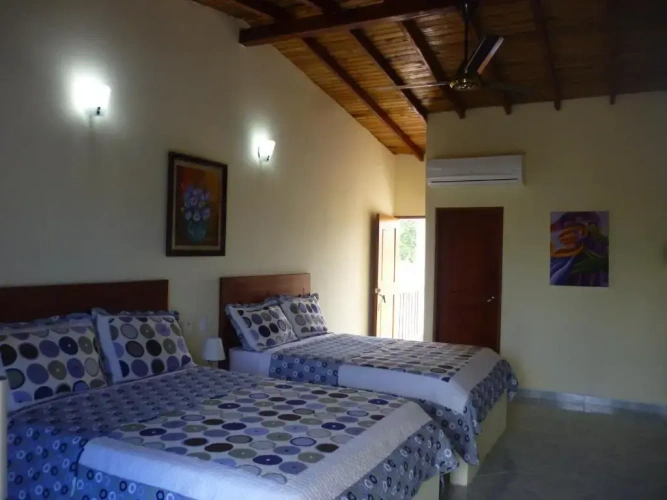Standard Quadruple room with balcony and with view