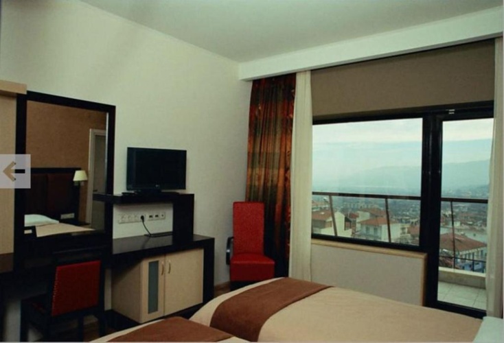 Standard Twin room with balcony and with view