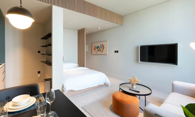 Convenient Studio w Burj Khalifa View