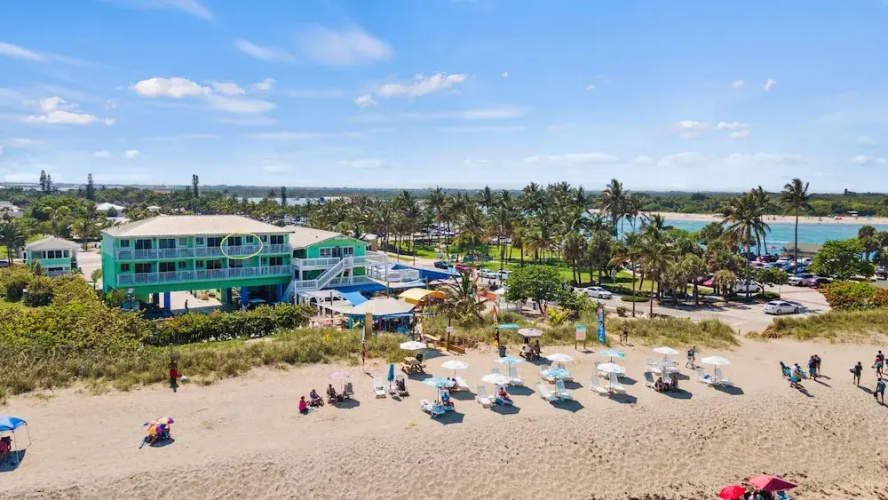 Oceanfront Inn Room #22- Ocean View Balcony, 2 Full Beds