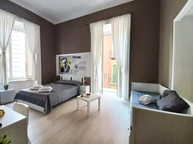 Standard Quadruple room with balcony