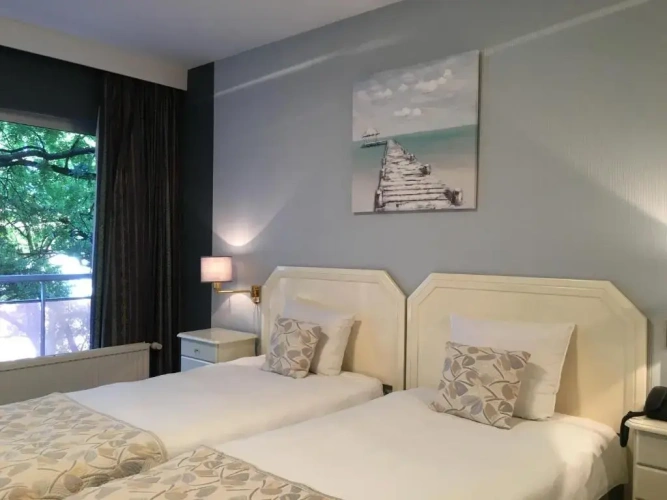 Twin room with garden view
