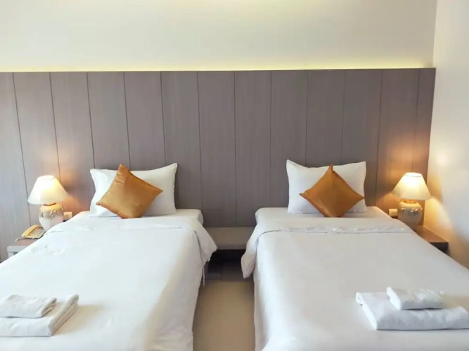 Deluxe Twin room with pool view