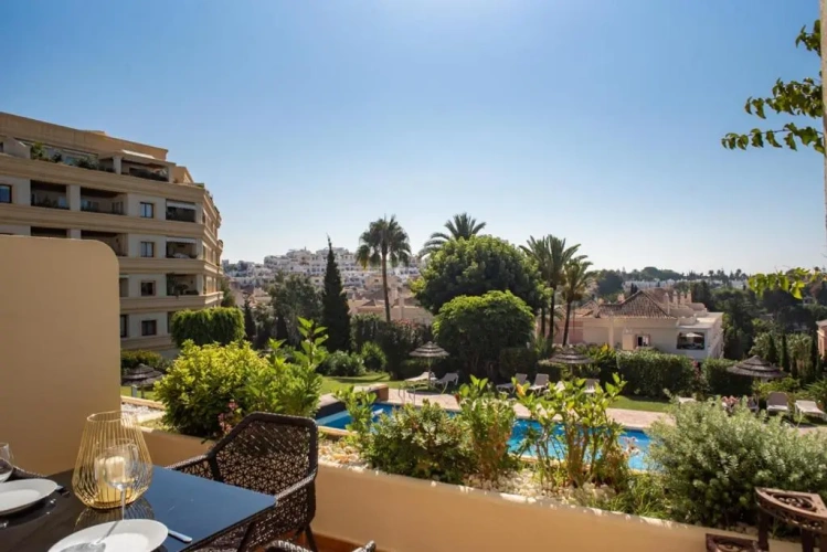 Double Studio with pool view