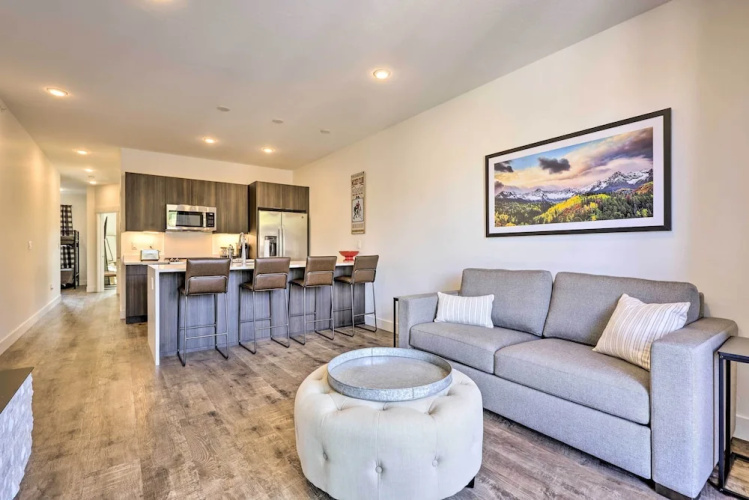 Hot Tub & Balcony: Riverfront Silverthorne Condo!
