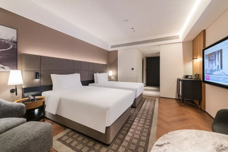 Economy Twin room with land view