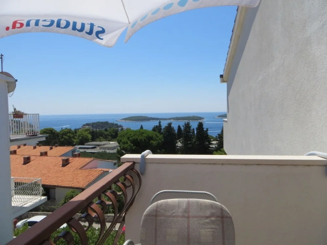 Studio with balcony