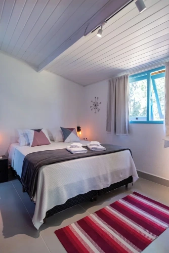 Chalet with balcony