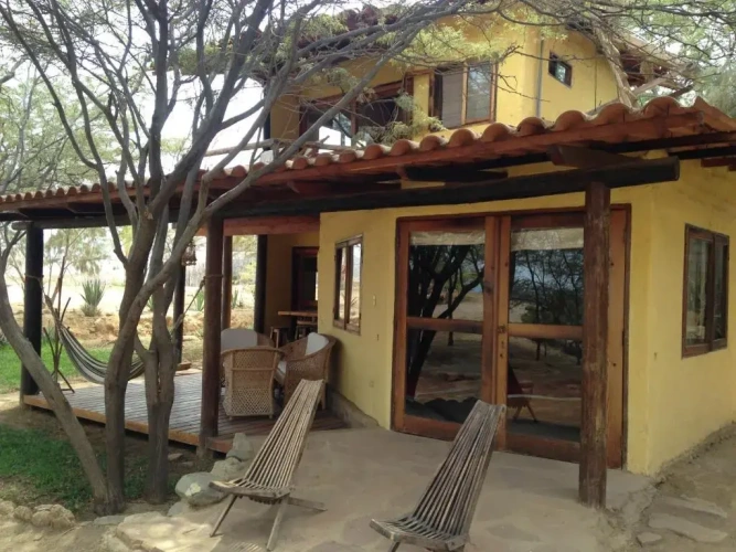 Family Bungalow with balcony and with view