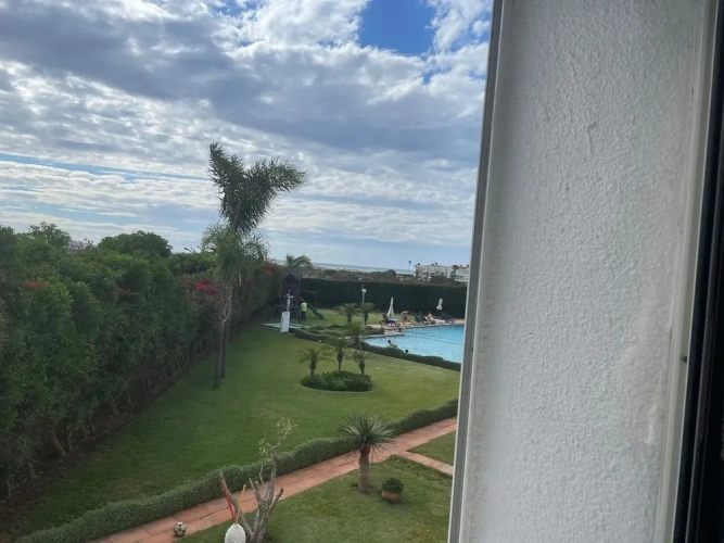 Outside