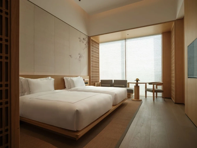 Classic Twin room with city view