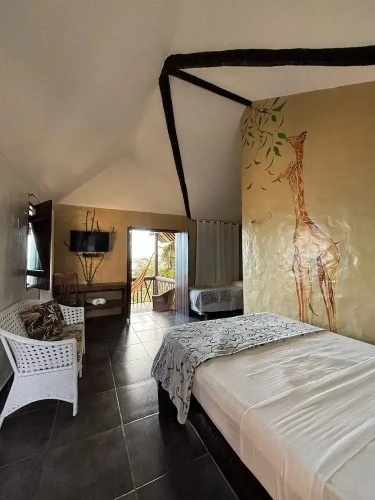 Deluxe room with balcony and with sea view