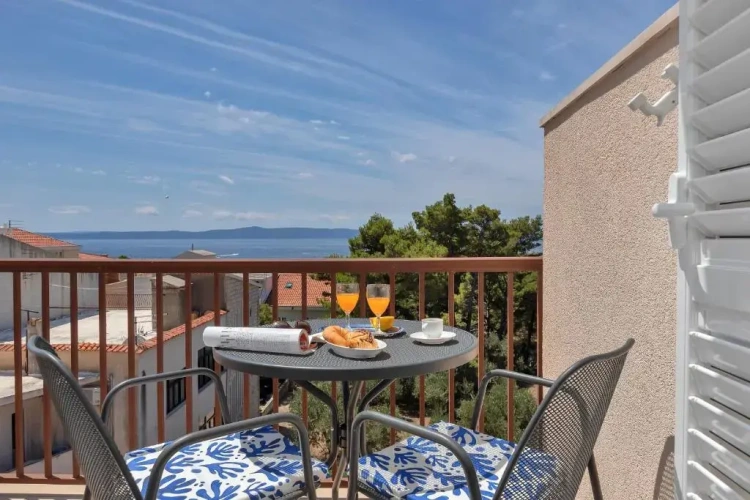 Standard Double room with balcony and with view