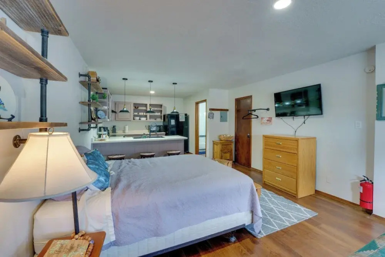 Ski Slope & Mtn Views: Waterfront Red River Studio
