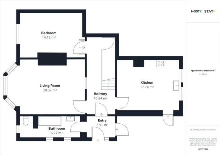 1 Bedroom Apartment