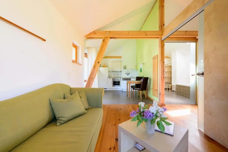 Apartment with garden view