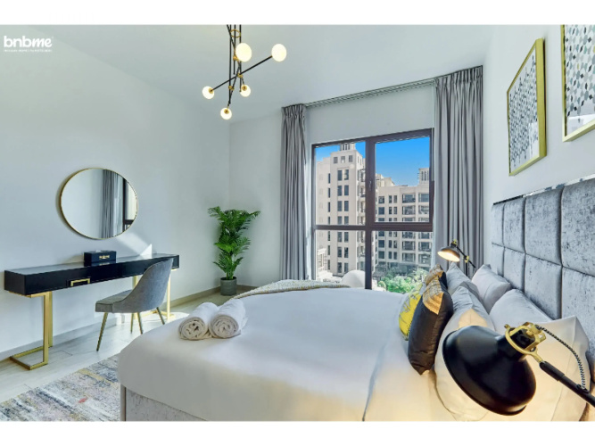Elegant Pool View 2BR Apartment