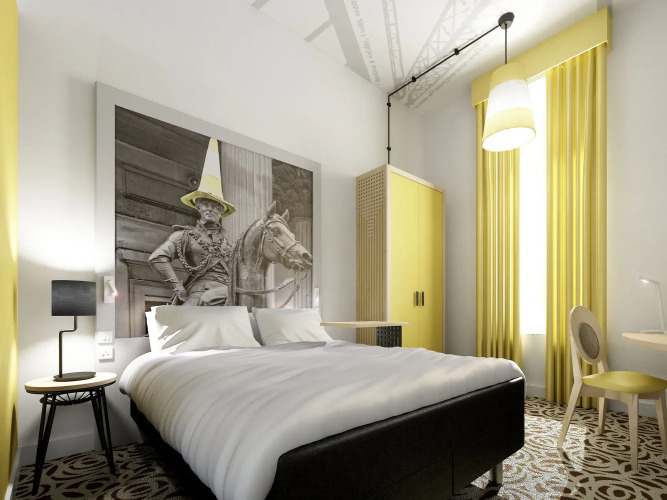 Ibis Styles Glasgow Centre George SquareOver view