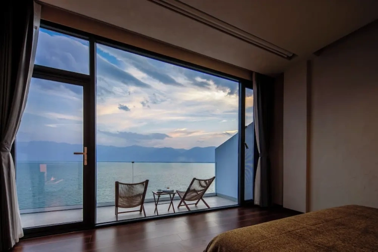 Standard Twin Family room with balcony and with ocean view