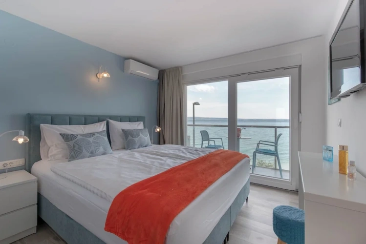 Double Apartment with balcony and with sea view