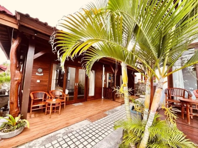 Family Villa with balcony and with partial sea view