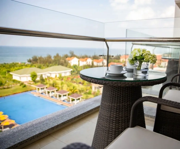 Superior Twin room with balcony and with ocean view