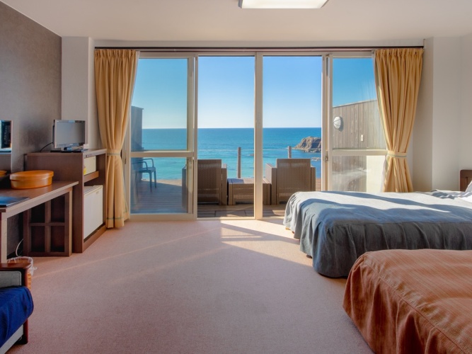 Standard Twin room with ocean view