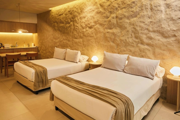 Superior Twin room with balcony and with garden view