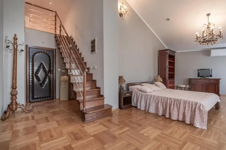 Deluxe Penthouse room with balcony and with city view