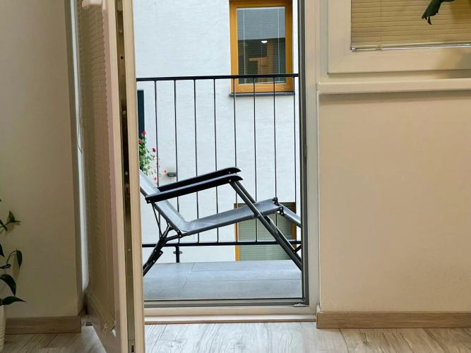 Apartment Rosnička with King Bed, Balcony, Free Parking