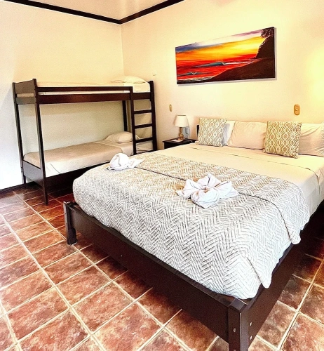 1 Bedroom Deluxe Triple room with balcony and with pool view