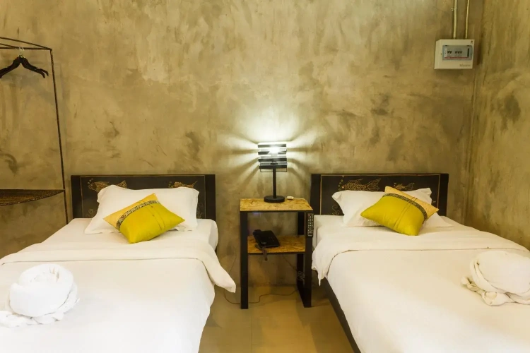 Superior Twin room with balcony and with garden view