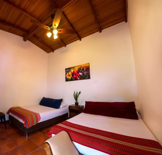 Comfort Quadruple room with pool view