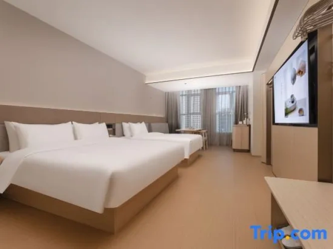 Standard Twin room with street view
