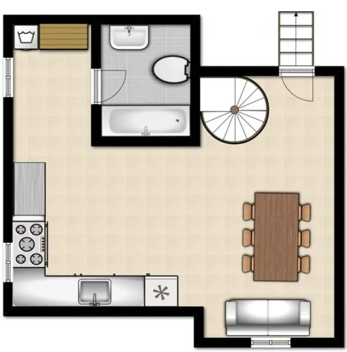 Villa with balcony