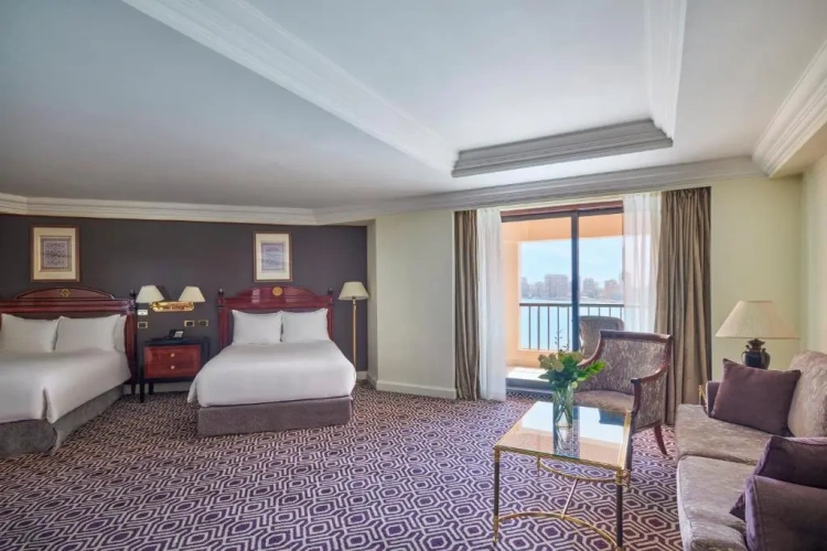 Smoking Twin Junior Suite with Nile view