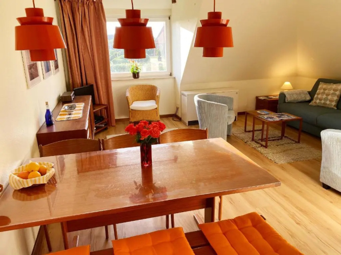 Reetdachwohnung 200m vom Ordinger Strand
