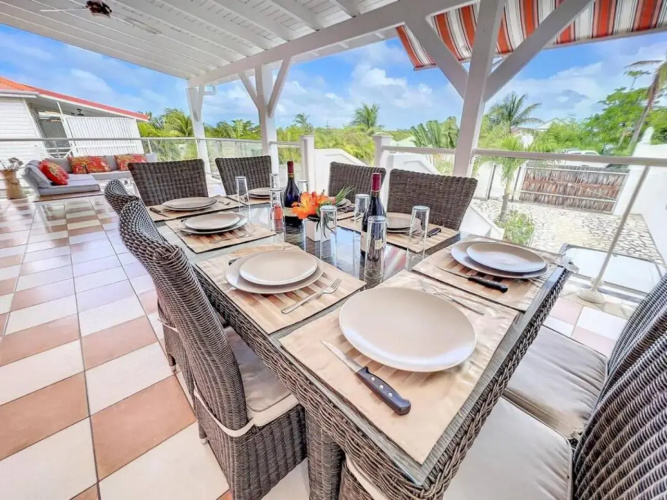 Villa Caribbean Star, 5 min walk from the beach