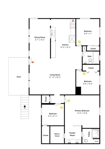 6 Bedrooms Cottage with balcony