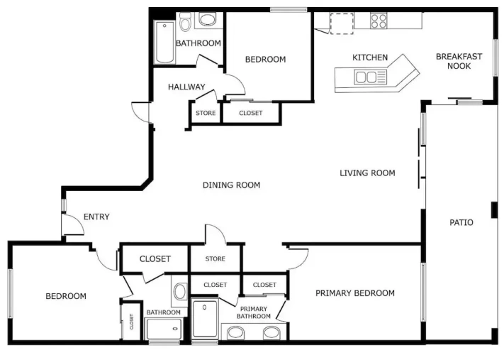 3 Bedrooms Cottage