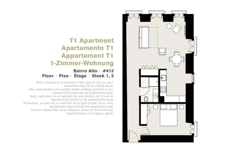 1 Bedroom Apartment