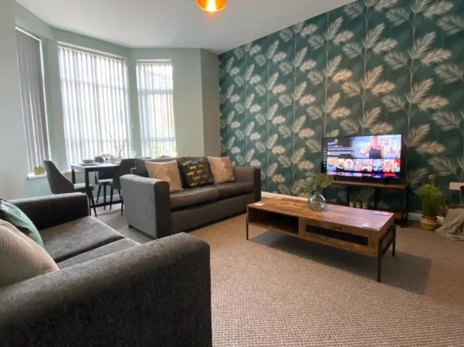 Blackpool Sleepover Apartment 1 Free Parking Sleeps 6