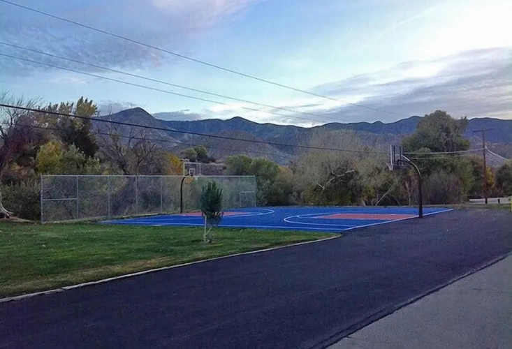 Outside