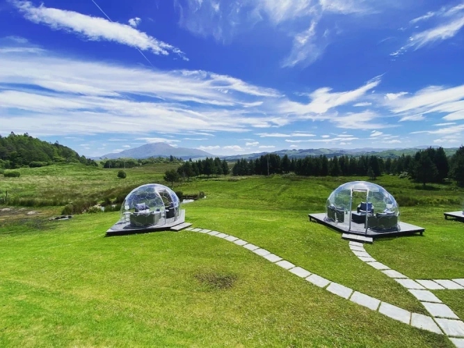 Luxury Double room with balcony and with mountain view