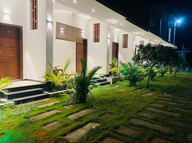 Economy Double room with balcony and with garden view