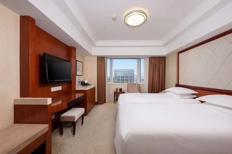 Deluxe Twin room with partial view