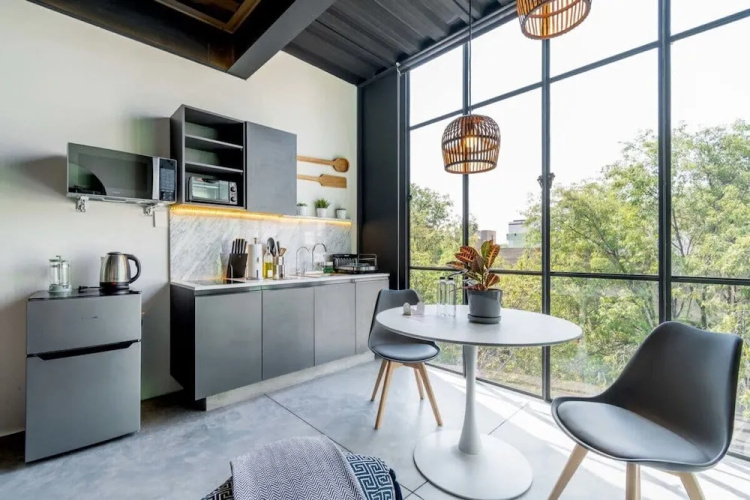 w Stylish Loft w/ Fantastic Deco in Roma Norte