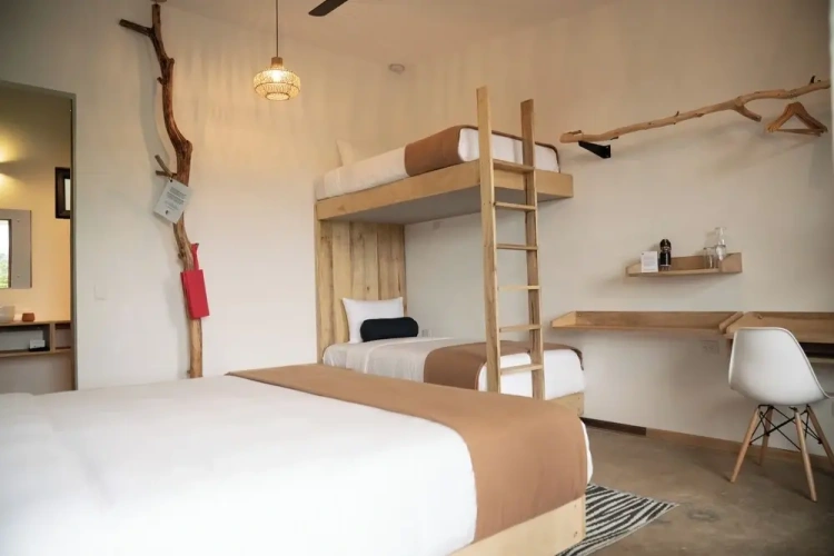 Standard Quadruple room with land view