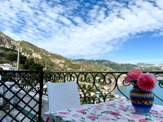Standard Double room with balcony and with sea view