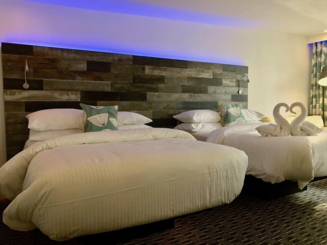 Deluxe Twin room with balcony and with lake view